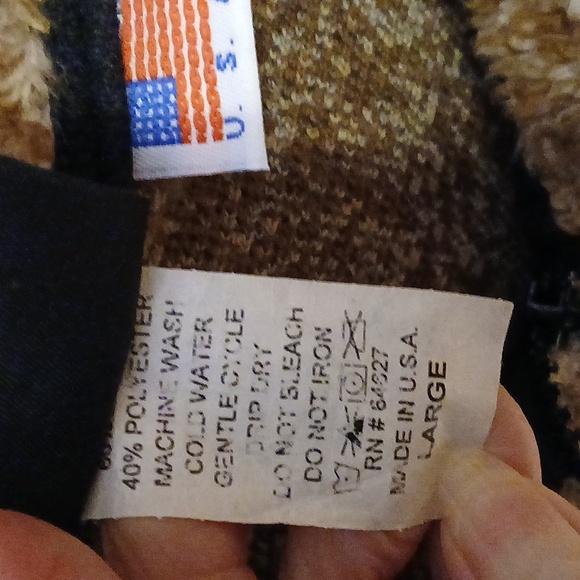 Mazmania Horse Fleece Jacket Sz L Sherpa Western Cowgirl - Picture 12 of 15